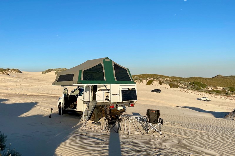 4x4 campervan in d'Entrecasteaux National Park Western Australia