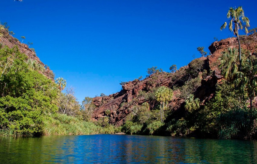 Canoeing in Boodjamulla National Park
