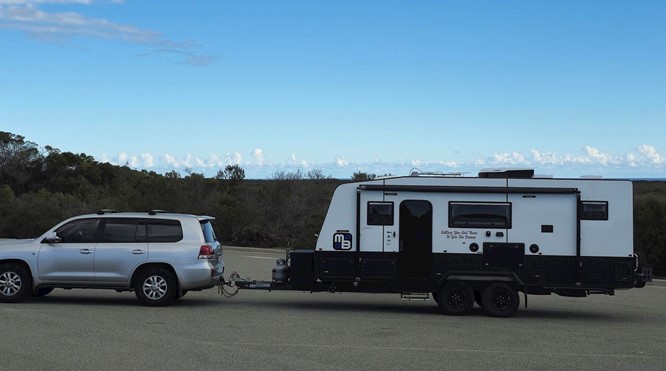 5 berth on road caravan