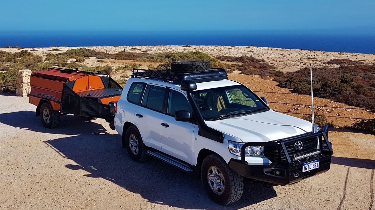 Prado with Camprite off road trailer