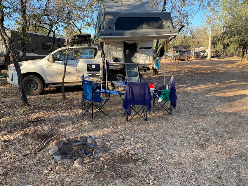 Silent Grove campground Bell Gorge Kimberley