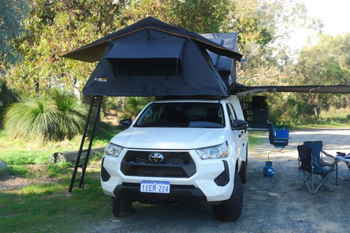Soft shell roof tent 4x4 camper Australia
