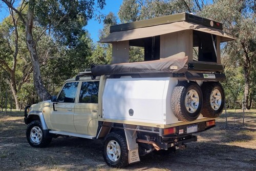 Electric Bundutopl roof tent 4x4 camper Australia